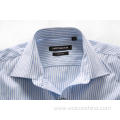 Versatile Slim Vertical Striped Men's Long Sleeved Shirt